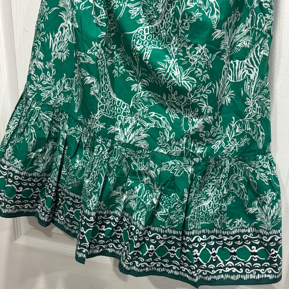 Lilly Pulitzer Green Floral Dress - Picture 8 of 9